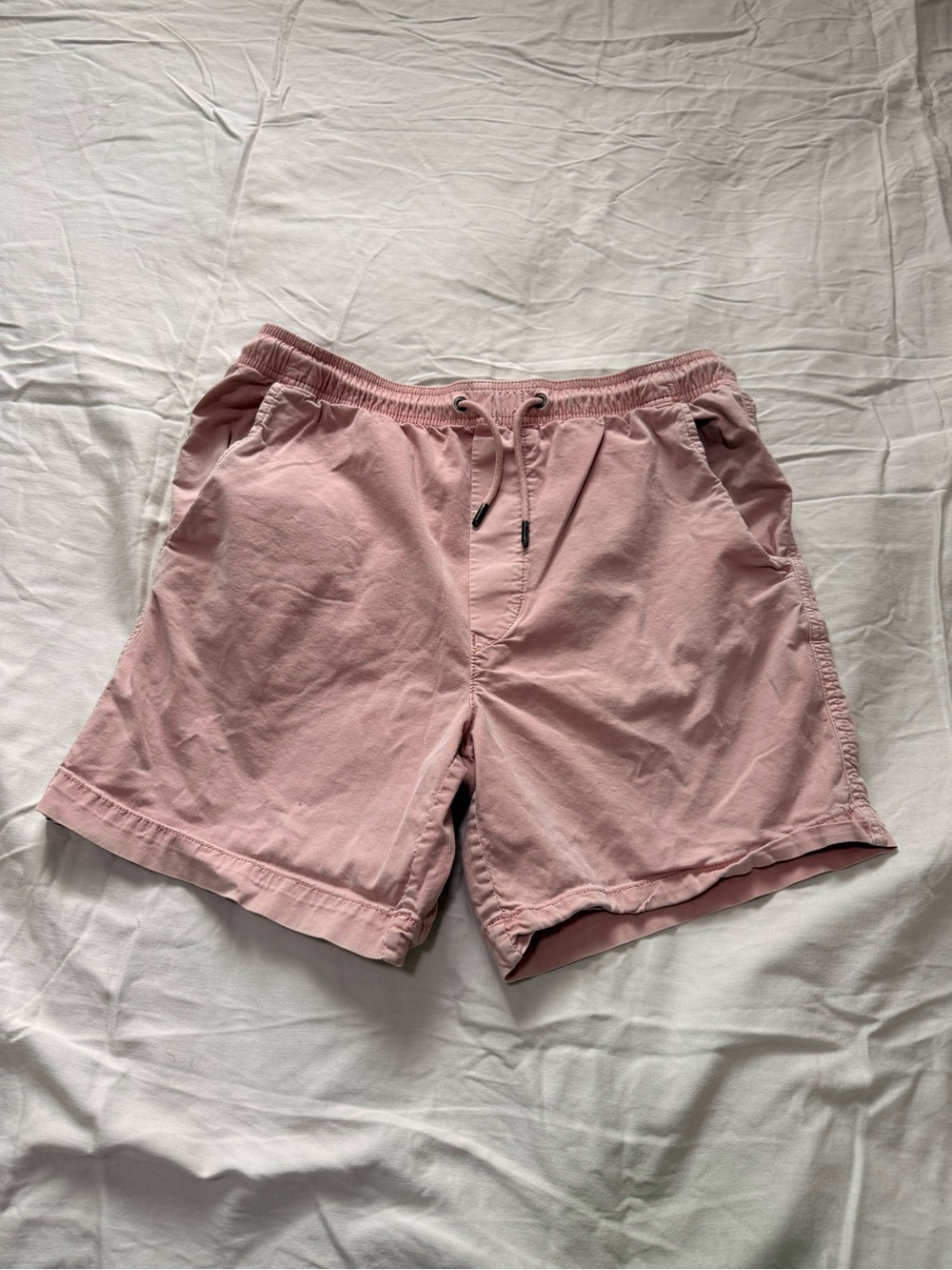 American Eagle Outfitters Pale Pink Athletic Drawstring Shorts